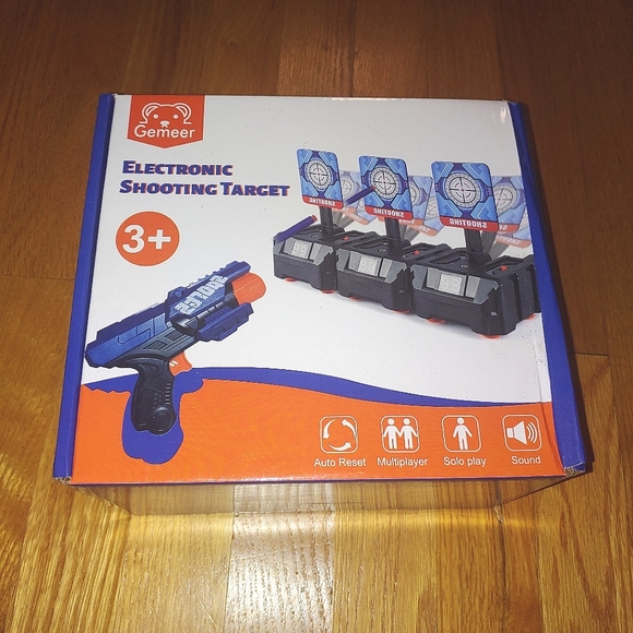 Gemeer Digital Targets w Foam Toy Electronic Shooting Targets Shooting Game - Picture 2 of 5